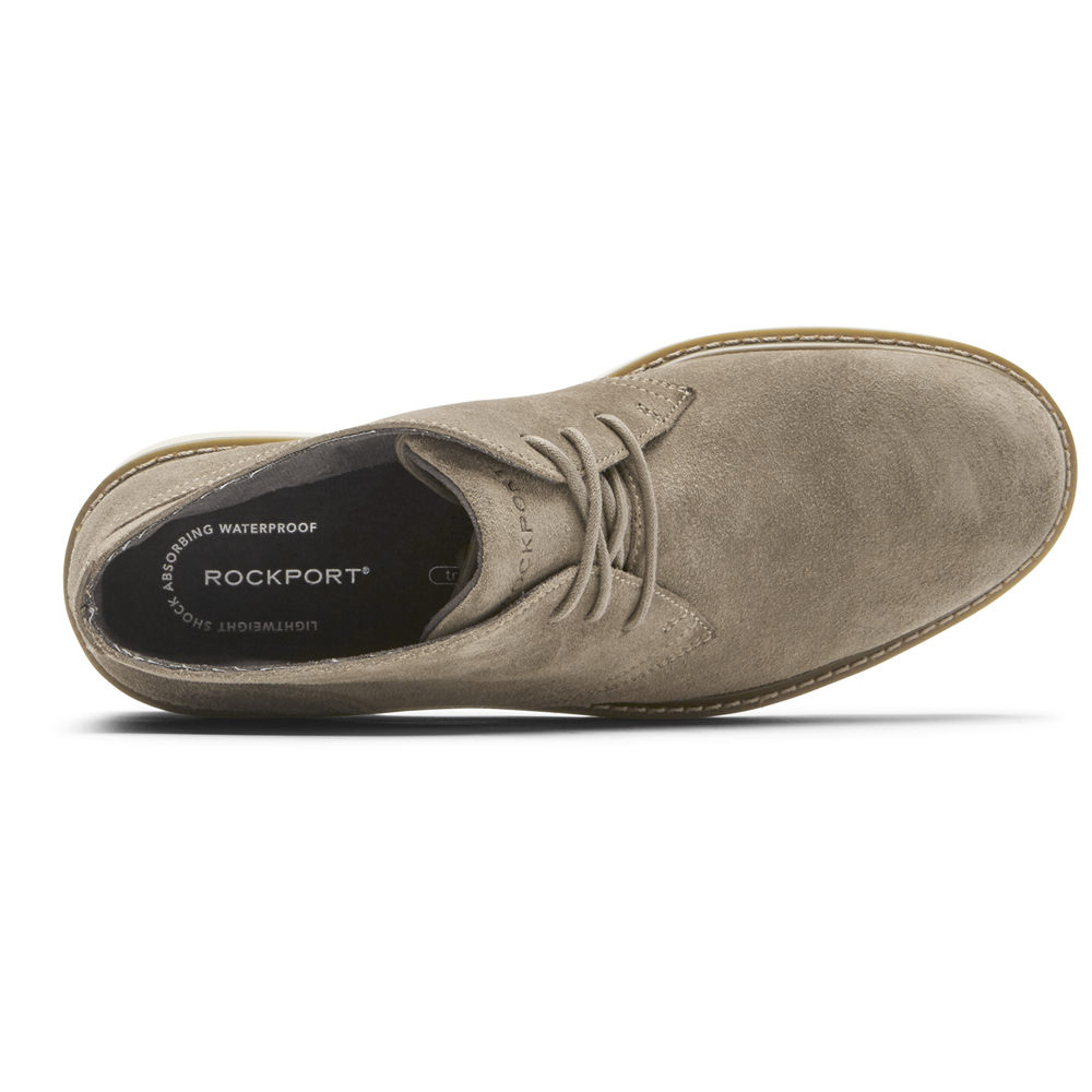 Rockport Støvler Herre Grå - Charlee Waterproof Chukka - ZJIK96712